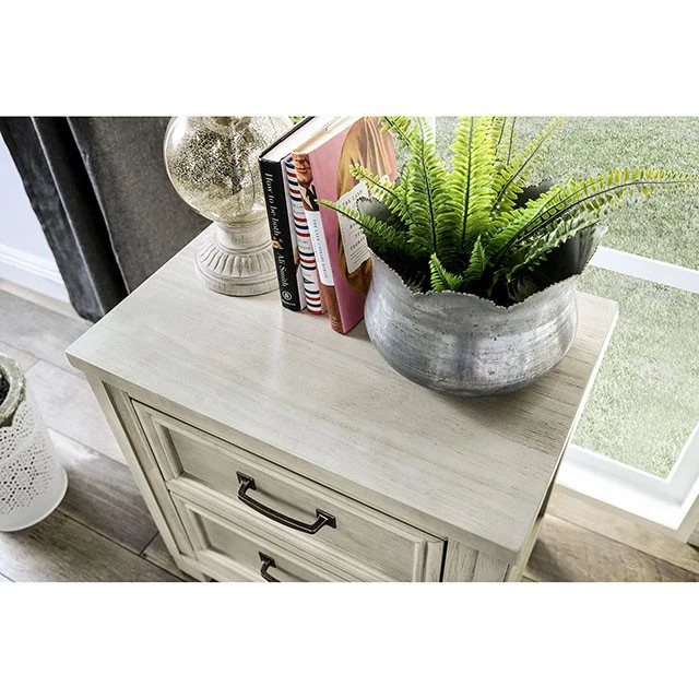 Tywyn Antique White Night Stand - Image 4
