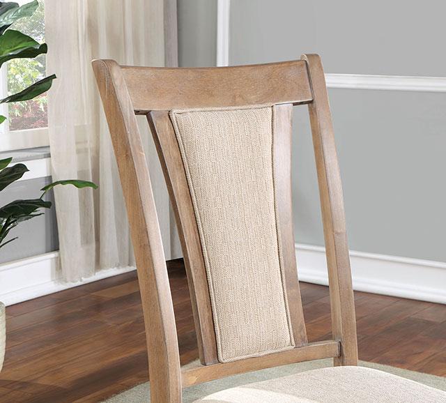 UPMINSTER Side Chair (2/CTN), Natural Tone/Beige - Image 3