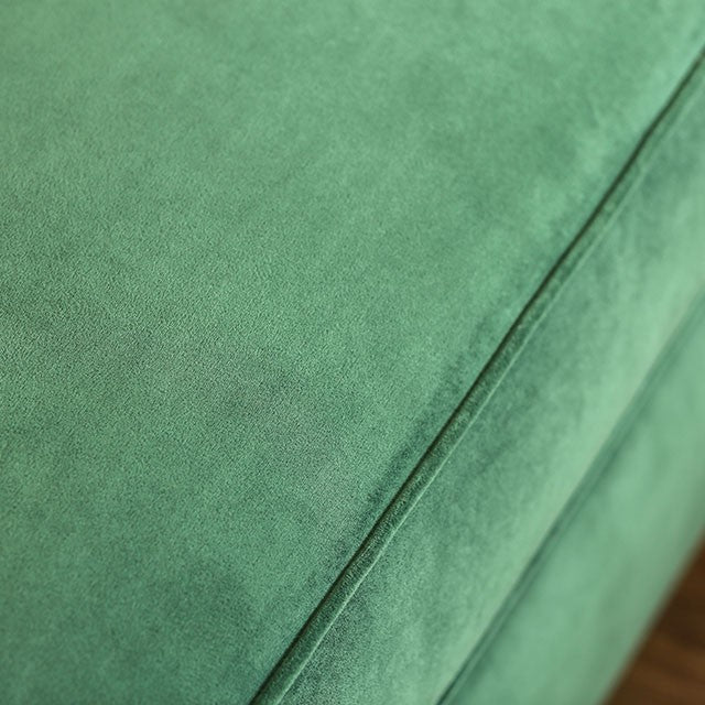 VERDANTE Emerald Green/Gold Sofa - Image 5