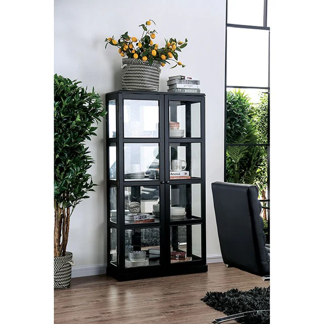 Vilas Black Curio Cabinet - Image 2