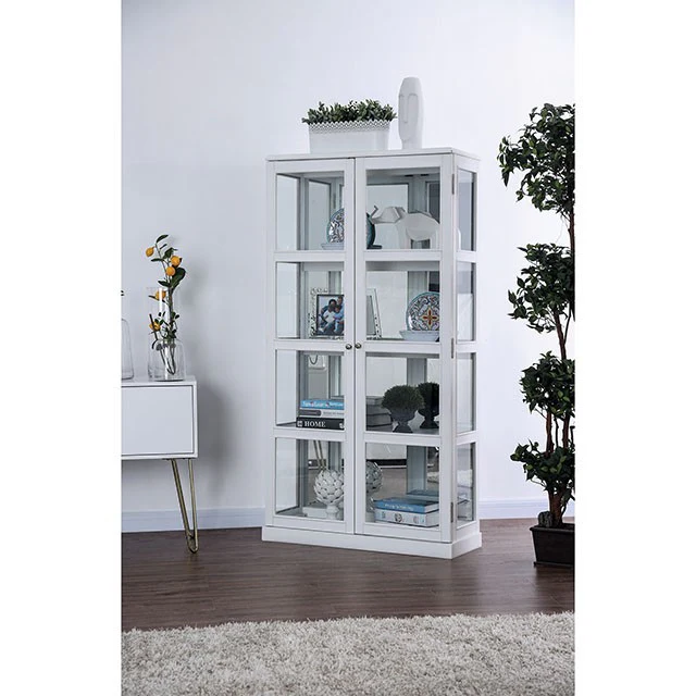 Vilas White Curio Cabinet - Image 2