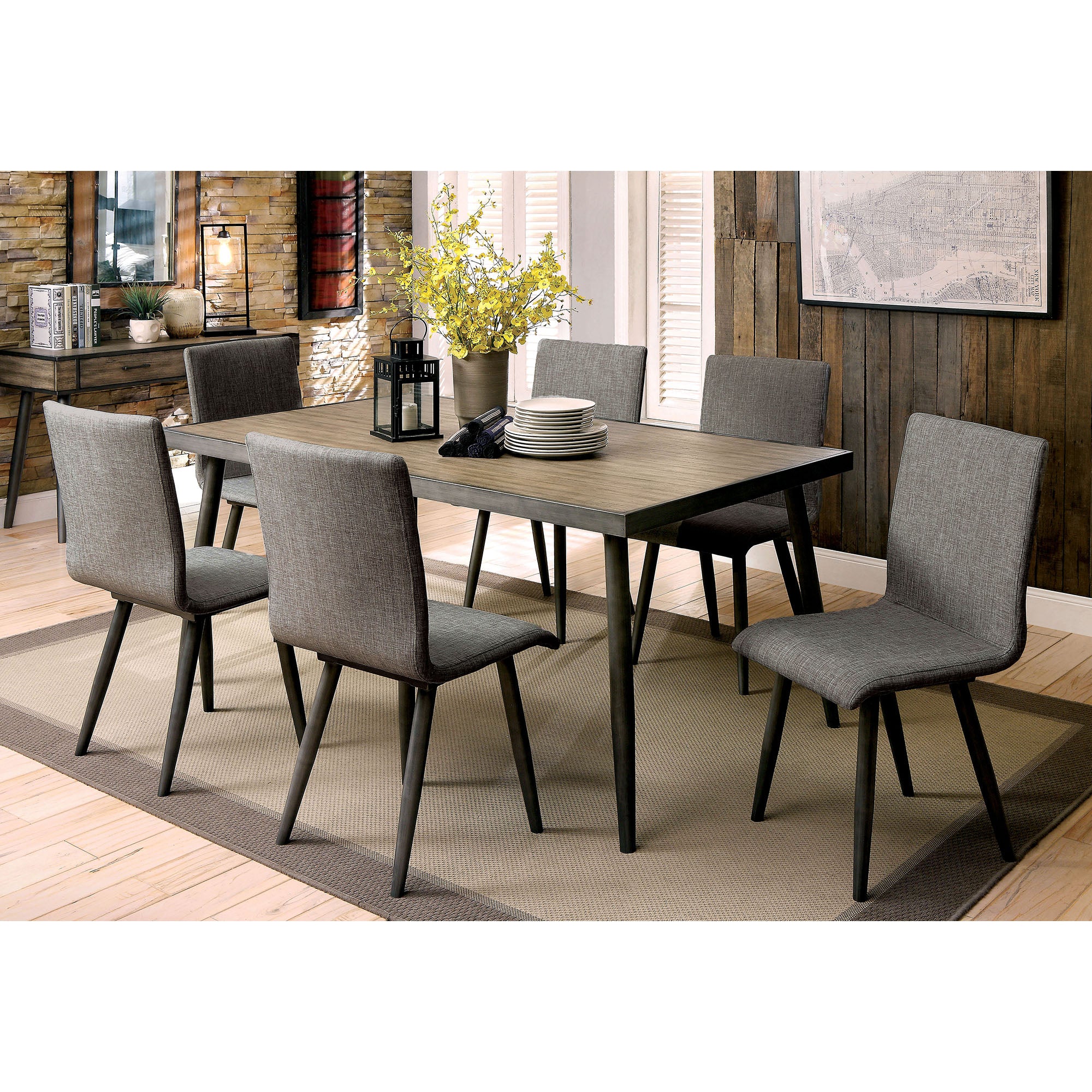 Vilhelm I Gray Dining Table - Image 2
