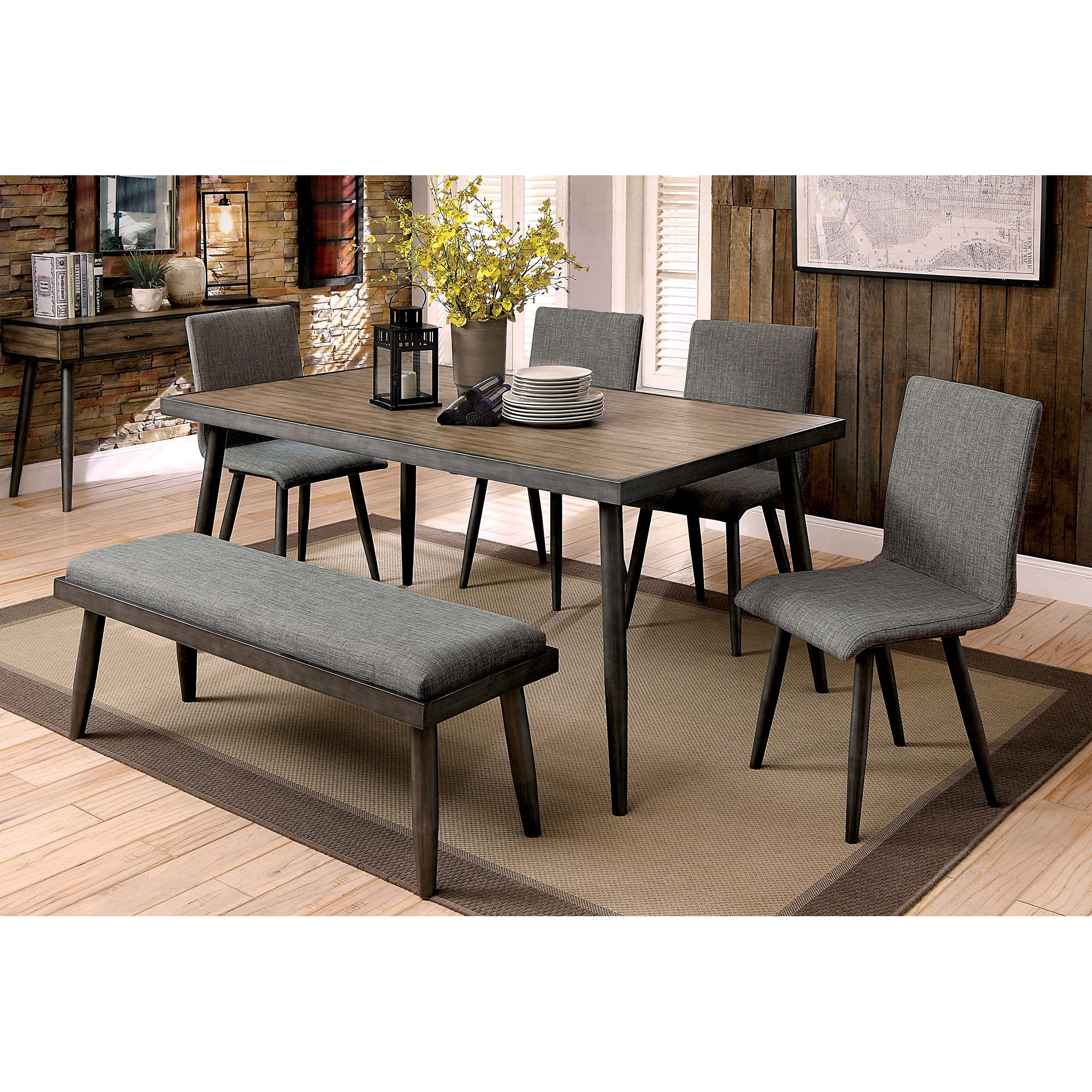 Vilhelm I Gray Dining Table - Image 3