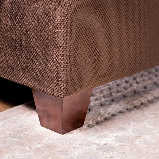 WESSINGTON Chocolate Love Seat - Image 4