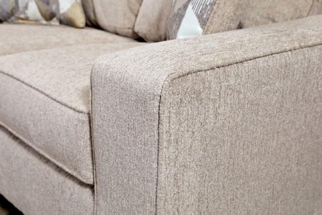 WEST ACTION Loveseat, Beige - Image 4