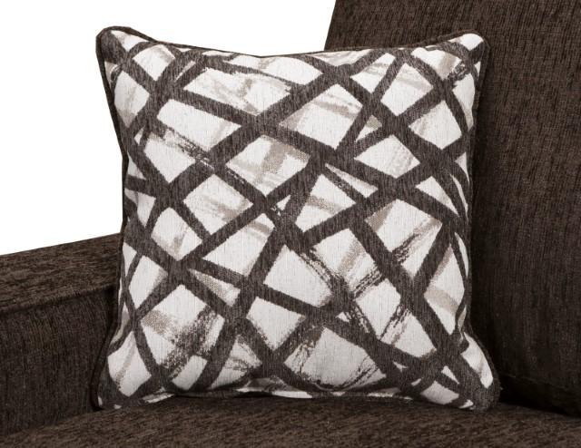 WEST ACTION Loveseat, Chocolate - Image 3