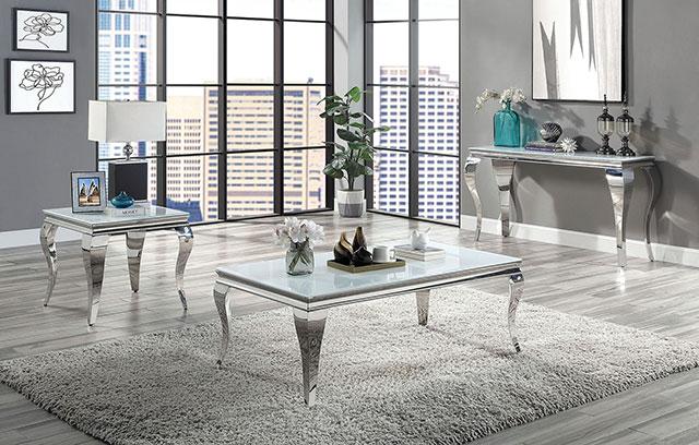 WETZIKON Sofa Table, White - Image 2