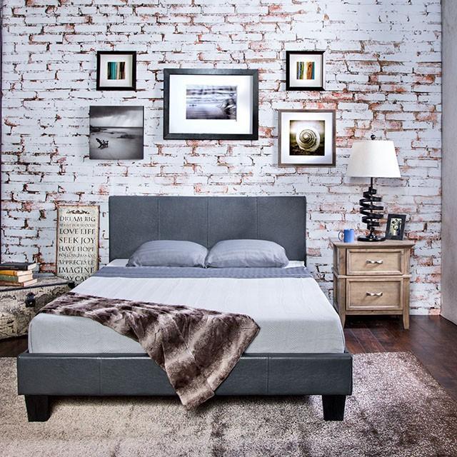 Winn Park Cal.King, E.King, Twin, & Full Bed Chrome, Gray, Brown, & Chrome - Image 11