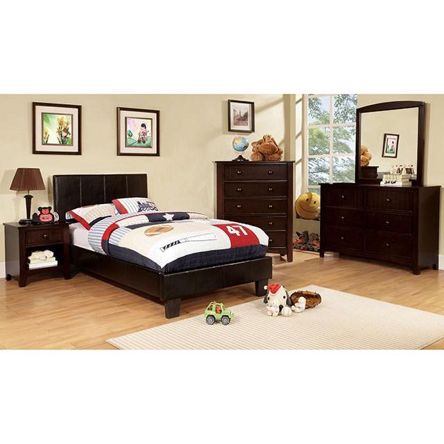 Winn Park Cal.King, E.King, Twin, & Full Bed Chrome, Gray, Brown, & Chrome - Image 15
