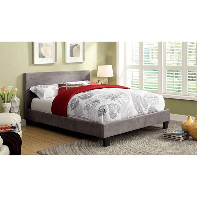 Winn Park Cal.King, E.King, Twin, & Full Bed Chrome, Gray, Brown, & Chrome - Image 2