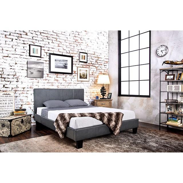 Winn Park Cal.King, E.King, Twin, & Full Bed Chrome, Gray, Brown, & Chrome - Image 7