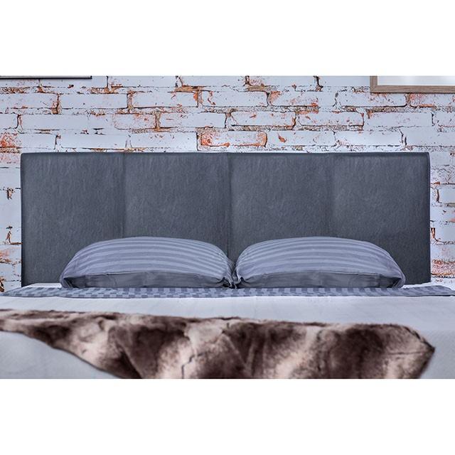 Winn Park Cal.King, E.King, Twin, & Full Bed Chrome, Gray, Brown, & Chrome - Image 8