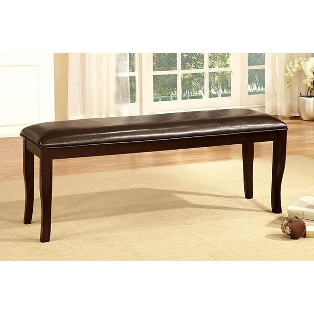 Woodside Dark Cherry/Espresso Bench - Image 2