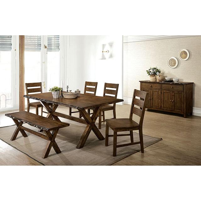 Woodworth Walnut Padded Side Chair (2/CTN) - Image 2
