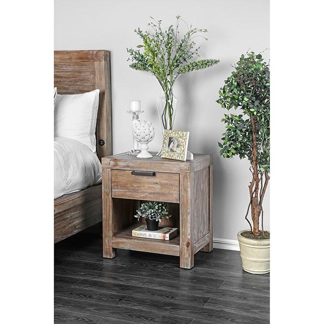 Wynton Weathered Light Oak Night Stand - Image 2