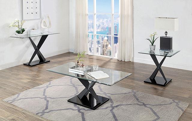 XANTHUS Sofa Table, Black - Image 2