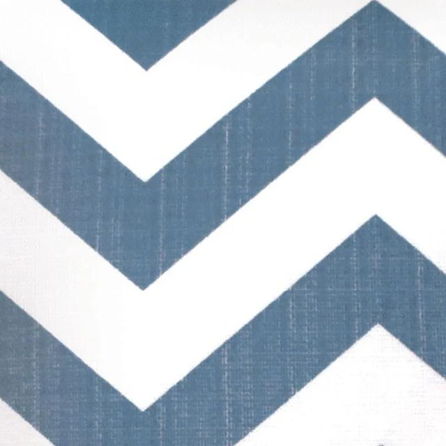 ZOE 18" X 18" Pillow, Blue Chevron (2/CTN) - Image 2